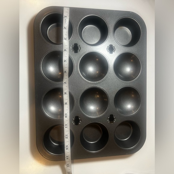 Non-Stick gray Muffin-cookies  Pan/10.5x14in - Picture 7 of 7